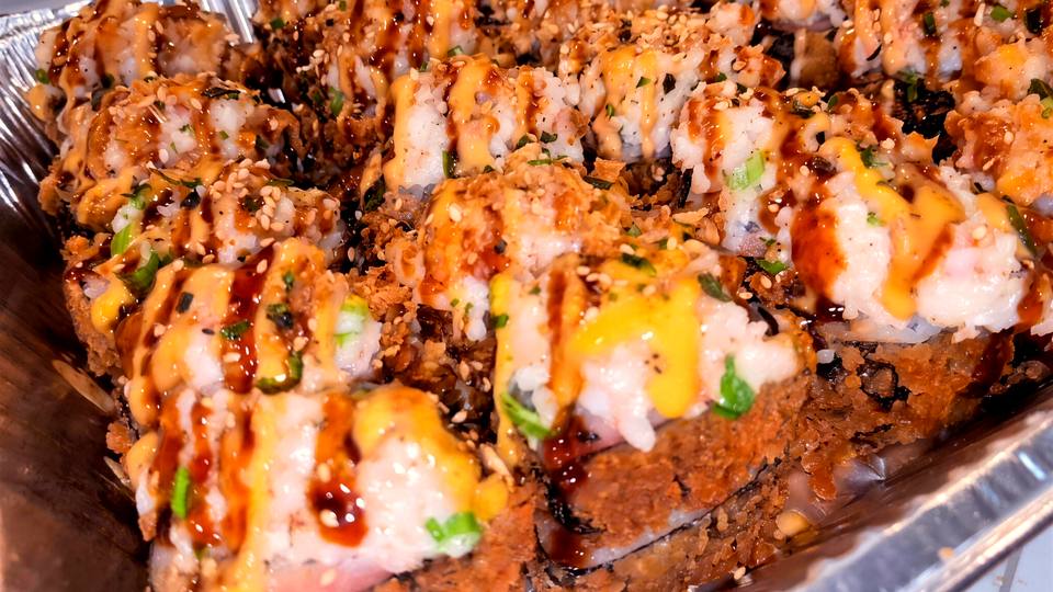 Deep fried musubi bites